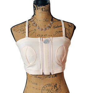 Simple Wishes Hands-Free Pumping Bra Nude Adjustable XS-L New